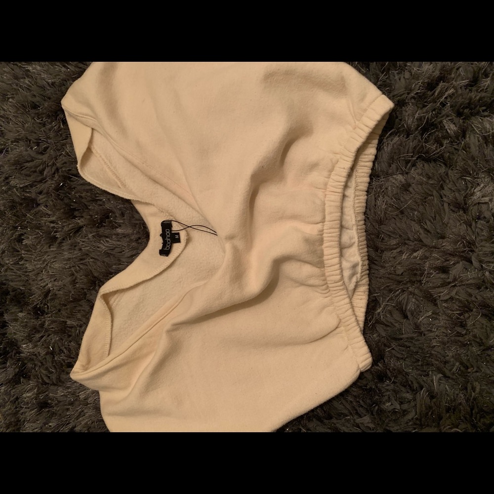 Cream crop top